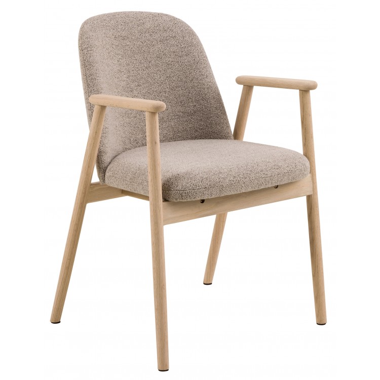 RODERIC Beige Latte (stof Monza 60)/frame geolied eiken - HOUTEN STOEL VOOR WOONKAMER, EETKAMER, KEUKEN RETRO RODERIC Beige Latte (stof Monza 60)/frame geolied eiken - HOUTEN STOEL VOOR WOONKAMER, EETKAMER, KEUKEN RETRO