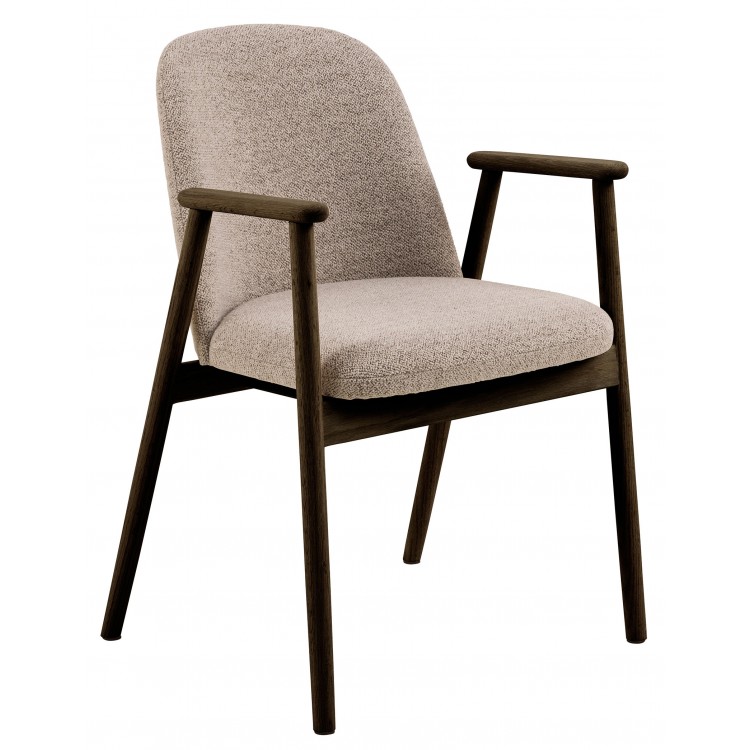 RODERIC Beige Latte (stof Monza 60) / frame gerookt gelakt eiken - HOUTEN STOEL VOOR WOONKAMER, EETKAMER, KEUKEN RETRO RODERIC Beige Latte (stof Monza 60) / frame gerookt gelakt eiken - HOUTEN STOEL VOOR WOONKAMER, EETKAMER, KEUKEN RETRO