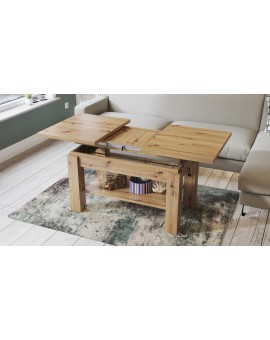 ASTORIA eik artisan, opklapbare salontafel