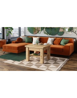 CLEO ARTISAN EIK, UITSCHUIFBARE SALONTAFEL