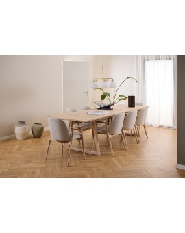 RODERIC Beige (Apia 453)/geolied - HOUTEN STOEL VOOR WOONKAMER, EETKAMER, KEUKEN RETRO