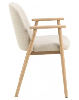 RODERIC Beige (Apia 453)/geolied - HOUTEN STOEL VOOR WOONKAMER, EETKAMER, KEUKEN RETRO