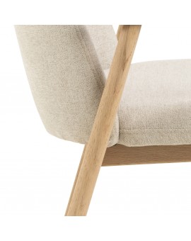 RODERIC Beige (Apia 453)/geolied - HOUTEN STOEL VOOR WOONKAMER, EETKAMER, KEUKEN RETRO