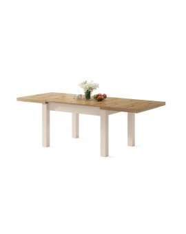 ROYAL eiken artisan / beige, EETTAFEL, UITSCHUIFBAAR