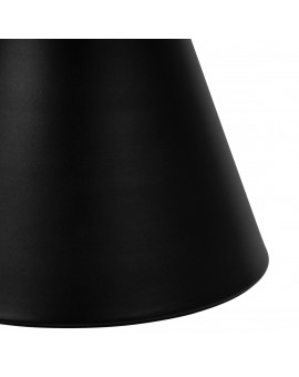 BOSCO Prírodný dub / čierna noha – OKRÚHLY KÁVOVÝ STOLÍK 65 cm, KONFERENČNÝ STOLÍK DO OBÝVAČKY, DYHA