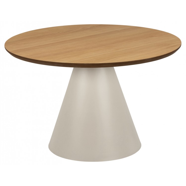 BOSCO Natuurlijke eik / beige poot (Kashmir) – RONDE SALONTAFEL 65 cm SALONTAFEL MET FINEER BOSCO Natuurlijke eik / beige poot (Kashmir) – RONDE SALONTAFEL 65 cm SALONTAFEL MET FINEER
