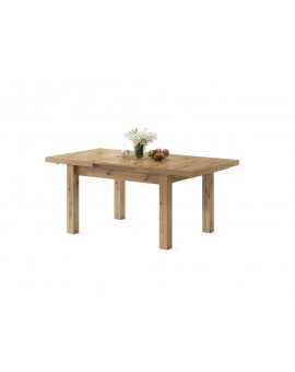 ROYAL eiken artisan, EETTAFEL, UITSCHUIFBAAR