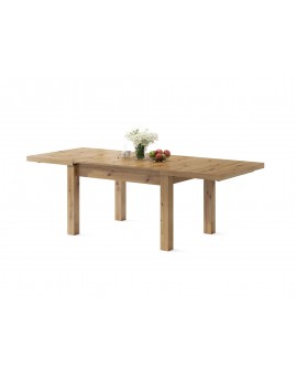 ROYAL eiken artisan, EETTAFEL, UITSCHUIFBAAR
