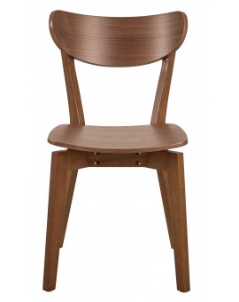 ROXY natuurlijke walnoot - HOUTEN STOEL VOOR WOONKAMER, EETKAMER, KEUKEN, RETRO
