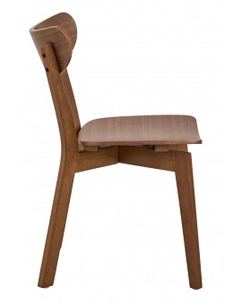 ROXY natuurlijke walnoot - HOUTEN STOEL VOOR WOONKAMER, EETKAMER, KEUKEN, RETRO