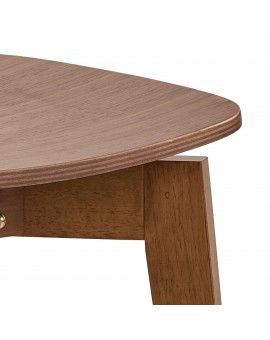ROXY natuurlijke walnoot - HOUTEN STOEL VOOR WOONKAMER, EETKAMER, KEUKEN, RETRO