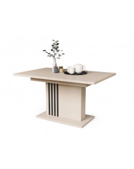 LEONEL Beige (Champagne) – MODERNE VOUWTAFEL TOT 180 cm!