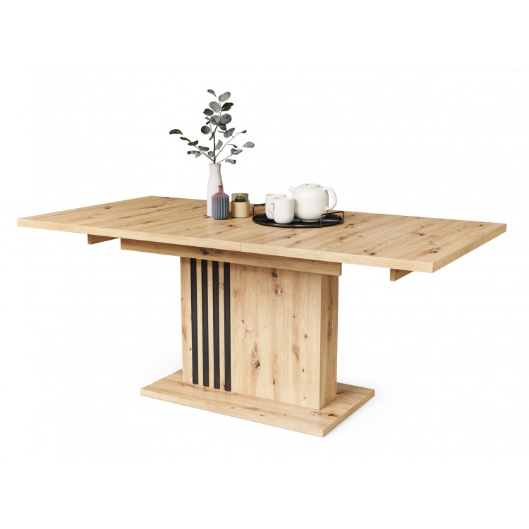 LEONEL Artisan Eik – MODERNE VOUWTAFEL TOT 180 cm!