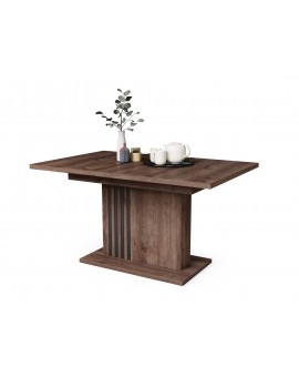 LEONEL Bruin Eik – MODERNE VOUWTAFEL TOT 180 cm!