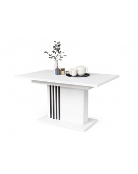 LEONEL Wit Mat – MODERNE VOUWTAFEL TOT 180 cm!