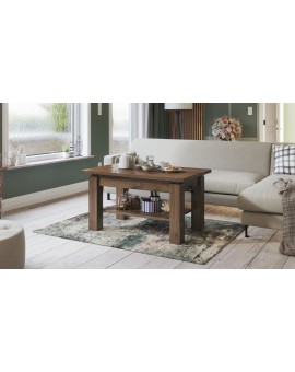 ASTORIA elegant noten, opklapbare salontafel