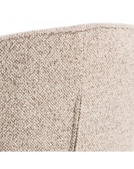 CLARA Beige Latte (stof Monza 60)/zwarte poten - MODERNE GESTOFFEERDE KUIPSTOEL VOOR WOONKAMER/EETKAMER/KANTOOR LOFT CLARA Beige Latte (stof Monza 60)/zwarte poten - MODERNE GESTOFFEERDE KUIPSTOEL VOOR WOONKAMER/EETKAMER/KANTOOR LOFT