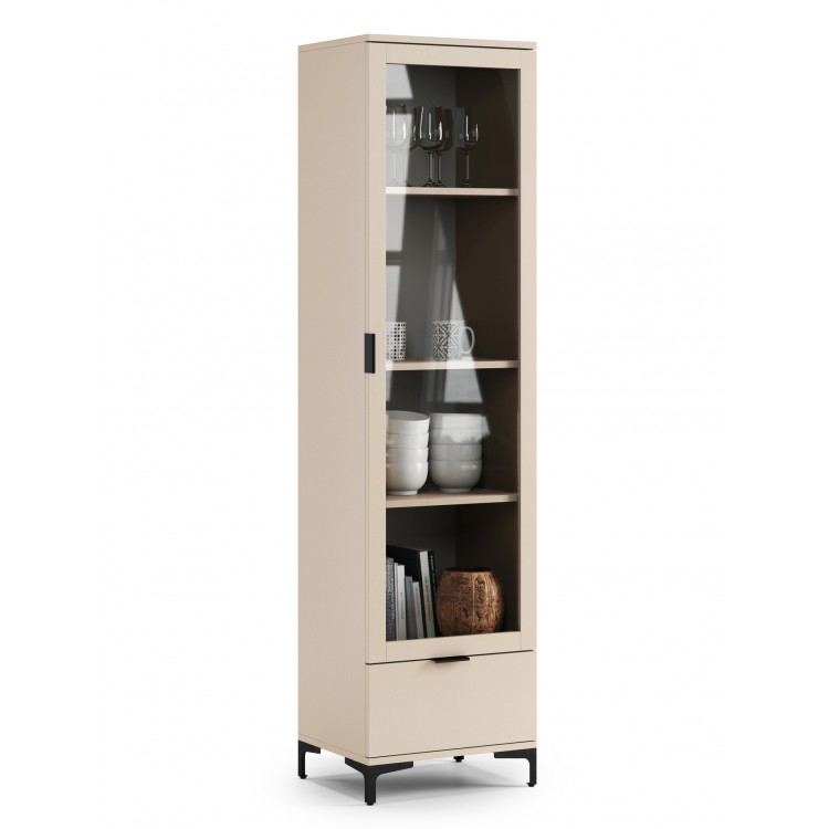 Kast LANA 07 beige - 1-DEURS KAST MET LA