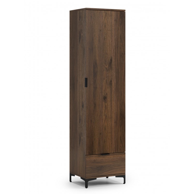 Kledingkast LANA 06 Elegant walnoot - 1-DEURS KLEDINGKAST MET LA
