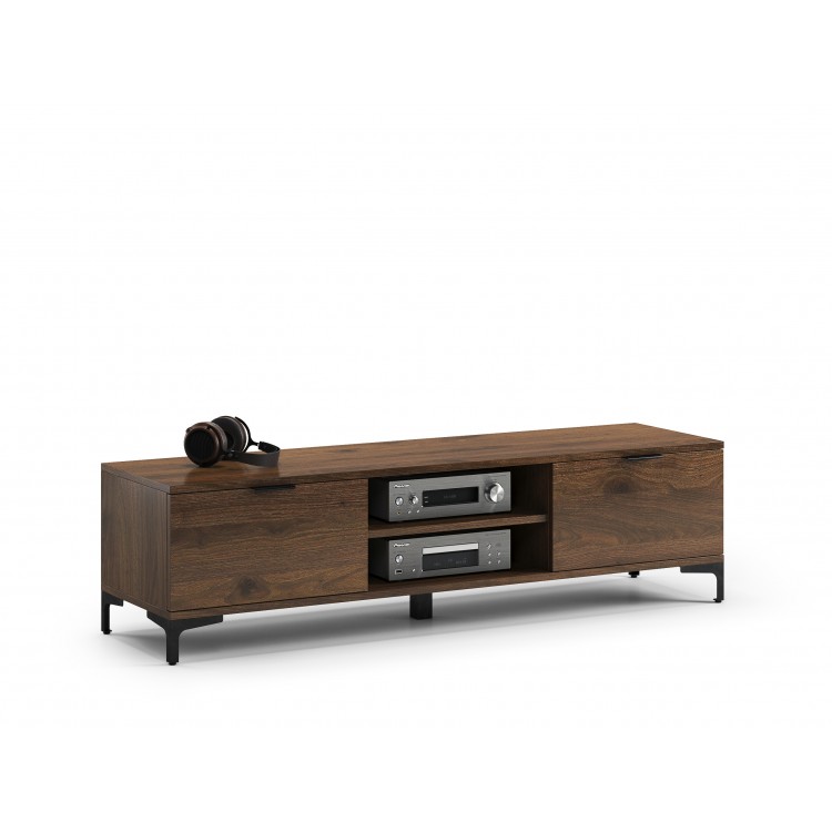 TV-kast LANA 05 Elegant walnoot - TV MEUBEL VOOR WOONKAMER MET LADEN