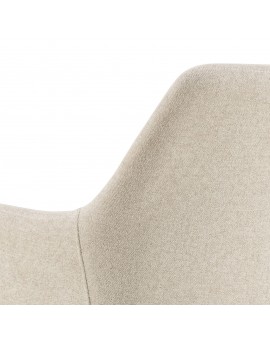 VERA Béžové (tkanina Apia 453)/béžový rám – MODERNÁ ČALÚNENÁ KRESLOVÁ STOLIČKA DO OBÝVAČKY/JEDÁLNE LOFT