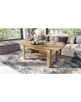 ASTI-R eiken Oasis - moderne salontafel met uitschuifbaar blad