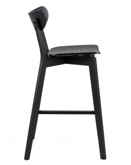 ROXY Zwart – HOUTEN BARSTOEL VOOR KEUKEN, WOONKAMER EN RESTAURANT IN RETROSTIJL