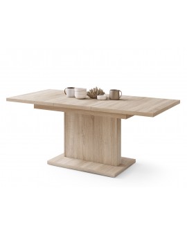 ASTON MINI Eik Sonoma – uitschuifbare tafel met in hoogte verstelbaar tafelblad