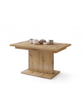 ASTON MINI Eik Artisan – uitschuifbare tafel met in hoogte verstelbaar tafelblad