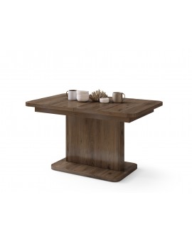 ASTON MINI-Z Elegant Walnoot – uitschuifbare tafel met in hoogte verstelbaar tafelblad