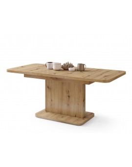 ASTON MINI-Z Artisan Eiken – uitschuifbare tafel met in hoogte verstelbaar tafelblad
