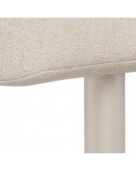 TORAY Beige (Apia 453 fabric)/cashmere base - UPHOLSTERED DINING CHAIR FOR KITCHEN/DINING ROOM
