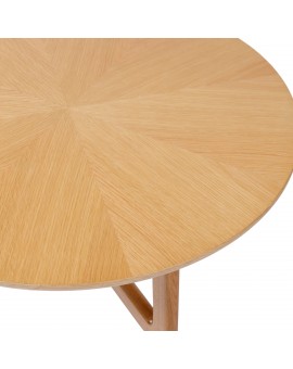 BELLUNO Naturel Essen - HOUTEN SALONTAFEL Ø65 cm ROND MODERN CLASSIC