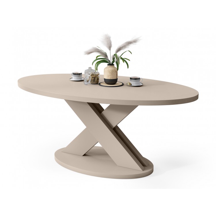 LOXA Kasjmier - OVALE SALONTAFEL 120x65 cm