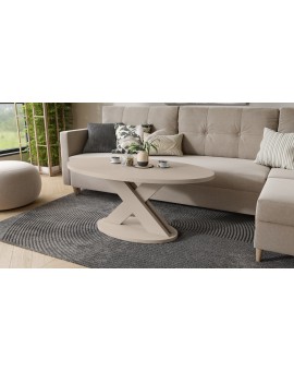 LOXA Cashmere - OVAL COFFEE TABLE 120x65 cm