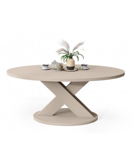 LOXA Cashmere - OVAL COFFEE TABLE 120x65 cm