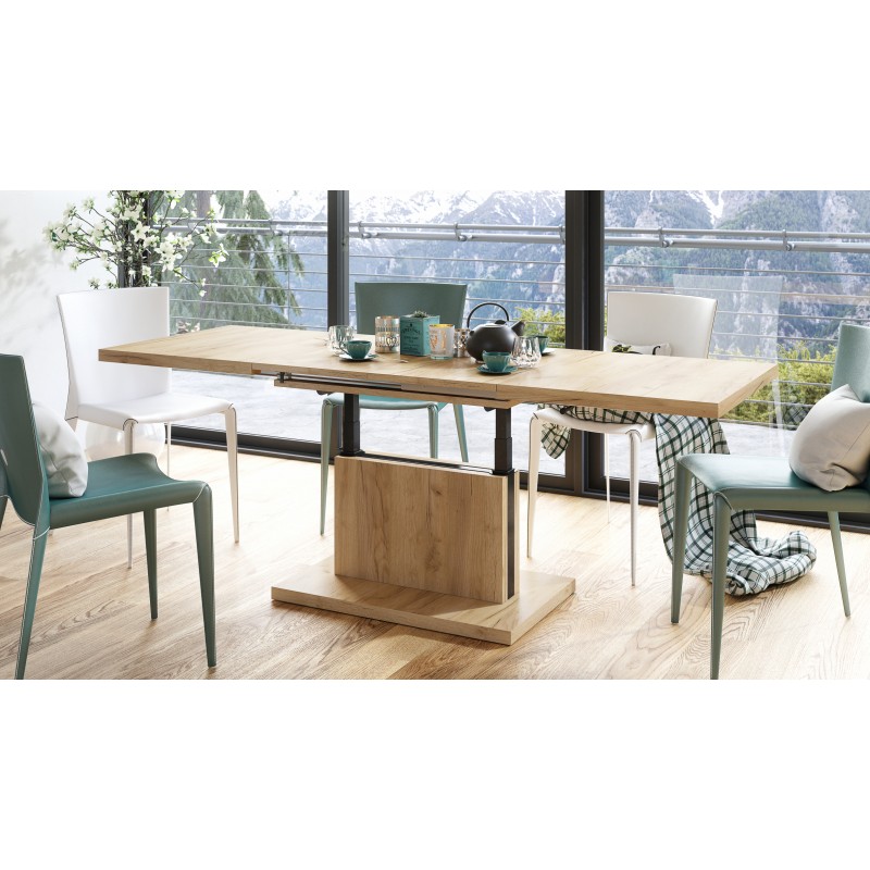 ASTON gouden eiken, salontafel, uitschuifbaar ASTON gouden eiken, salontafel, uitschuifbaar