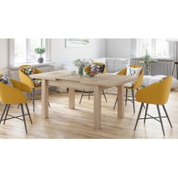 ROYAL sonoma eiken, eettafel, uitschuifbaar