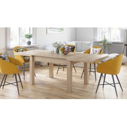 ROYAL sonoma eiken, eettafel, uitschuifbaar