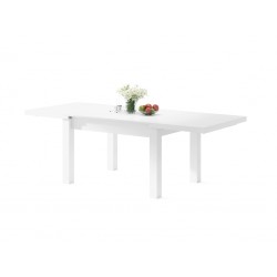 ROYAL wit, eettafel, uitschuifbaar
