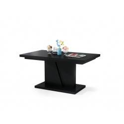 NOIR zwarte, uitschuifbare salontafel