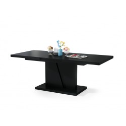 NOIR zwarte, uitschuifbare salontafel