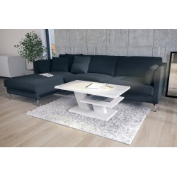 CLIFF wit hoogglans / wit, salontafel