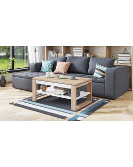 NUO sonoma eiken / wit, salontafel