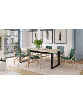AVELLA Sonoma Eik - LOFT TAFEL VOOR WOONKAMER/EETKAMER UITKLAPBAAR TOT 3,1 m!