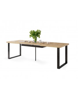 AVELLA Artisan Eik - LOFT TAFEL VOOR WOONKAMER/EETKAMER UITKLAPBAAR TOT 3,1 m!