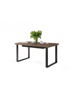 AVELLA Bruin Eik - LOFT TAFEL VOOR WOONKAMER/EETKAMER UITKLAPBAAR TOT 3,1 m!
