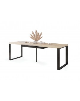 AVARI Sonoma eiken - LOFT TAFEL VOOR WOONKAMER/EETKAMER UITKLAPBAAR TOT 270 cm!