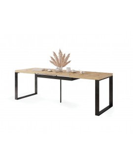 AVARI Artisan eiken - LOFT TAFEL VOOR WOONKAMER/EETKAMER UITKLAPBAAR TOT 270 cm!