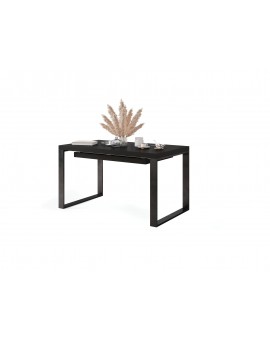 AVARI Zwart Mat - LOFT TAFEL VOOR WOONKAMER/EETKAMER UITKLAPBAAR TOT 270 cm!